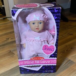 NIB Melissa & Doug Mine to Love Jenna 12" Baby Doll